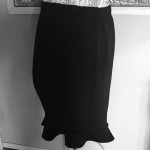 Black Gathered Waist Dress Size 26